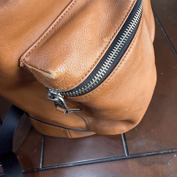 Coach Leather Backpack Brown - Picture 11 of 16